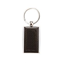 Carbon Fiber Metal Keychain