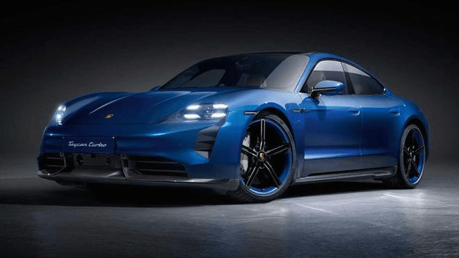 The Taycan Turbo special edition is made of carbon fiber